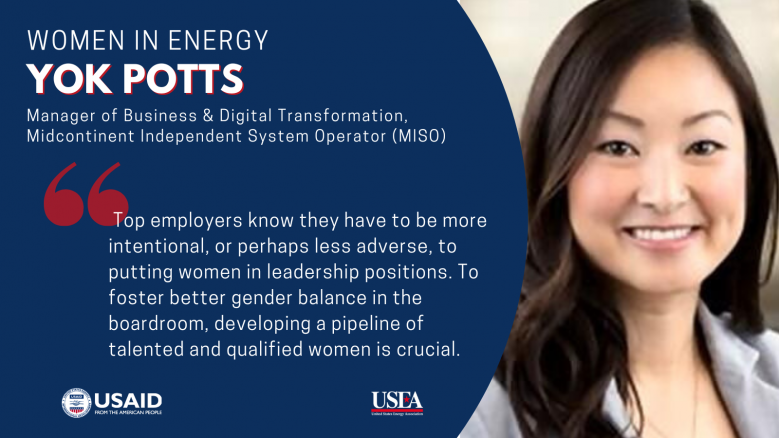 Women in Energy USEA June 2022 Feature: Yok Potts